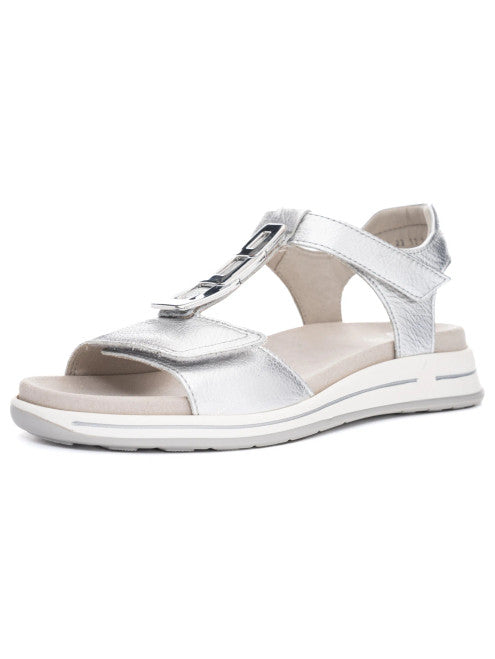 Ara Osaka Silver sandal 12-34804