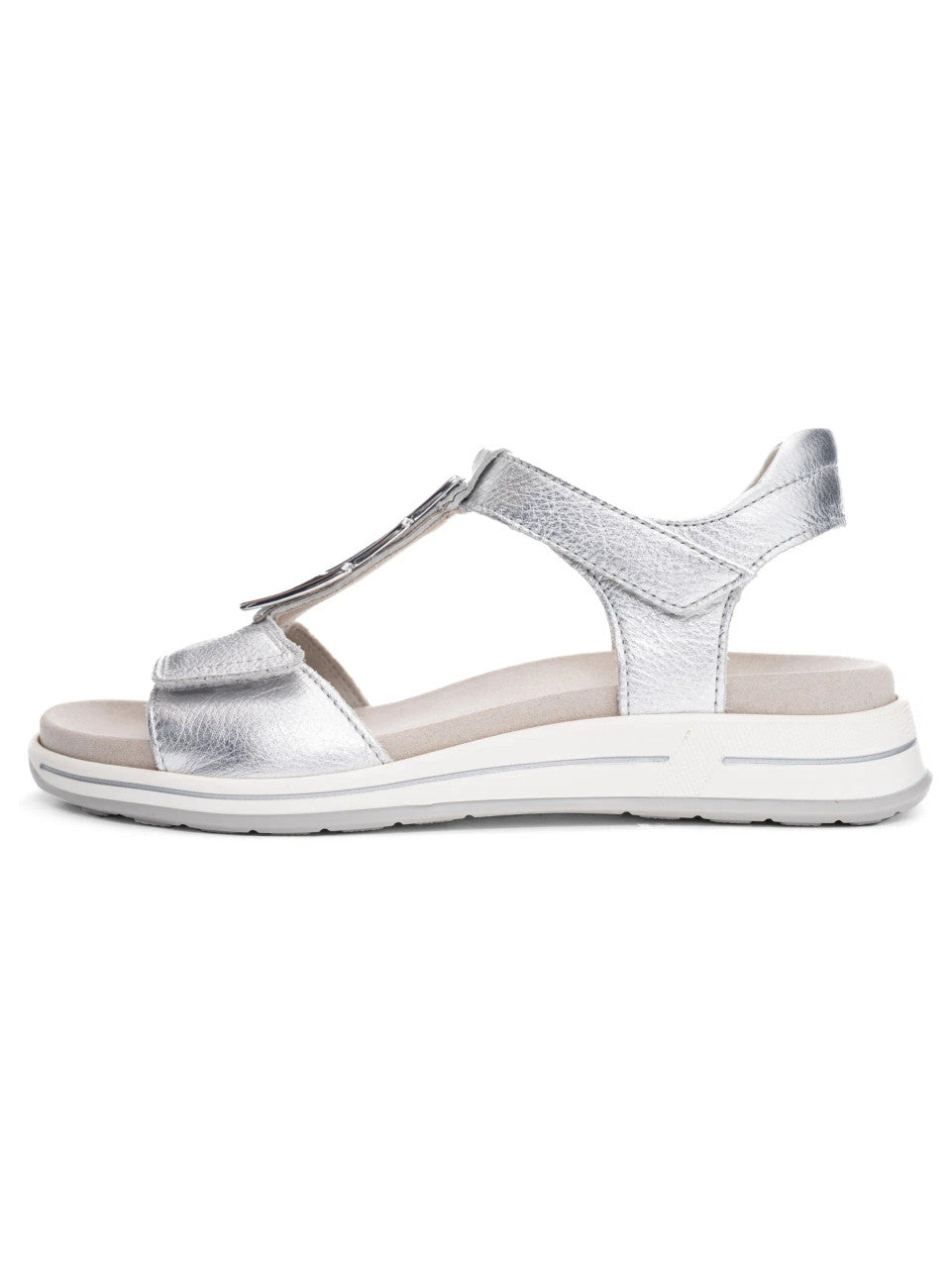 Ara Osaka Silver sandal 12-34804