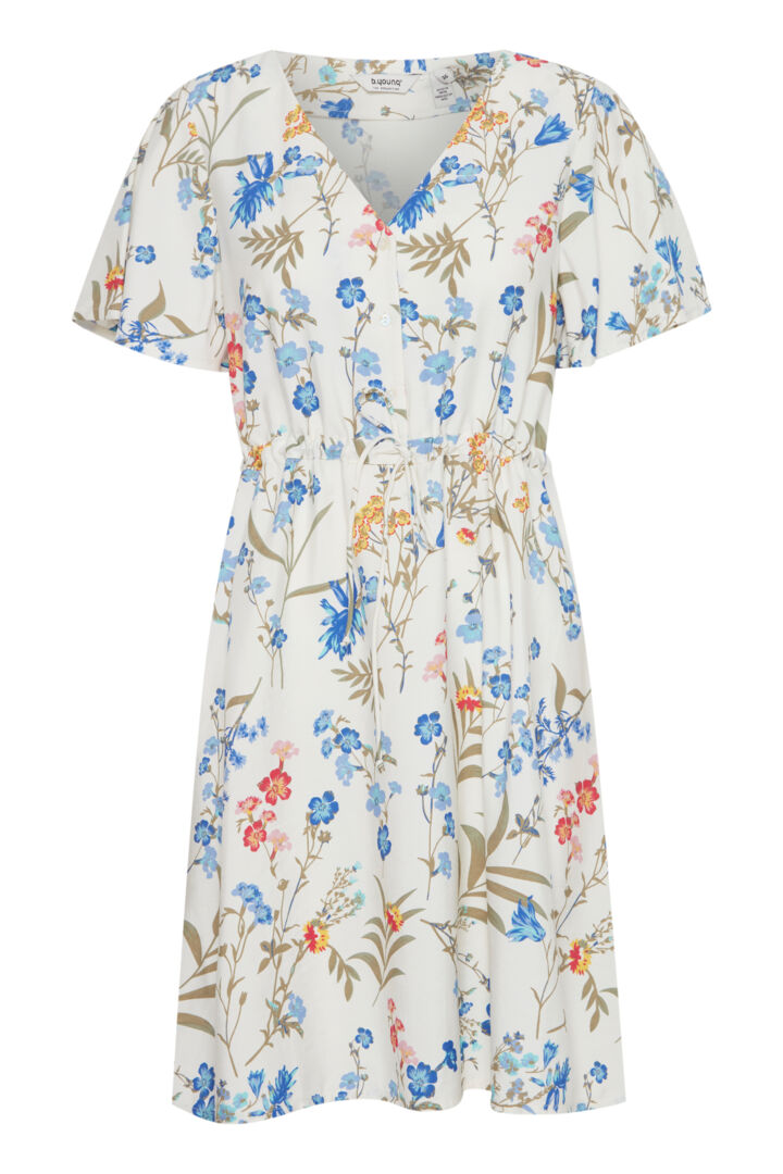 Byimilda Button Dress (marshmallow mix)