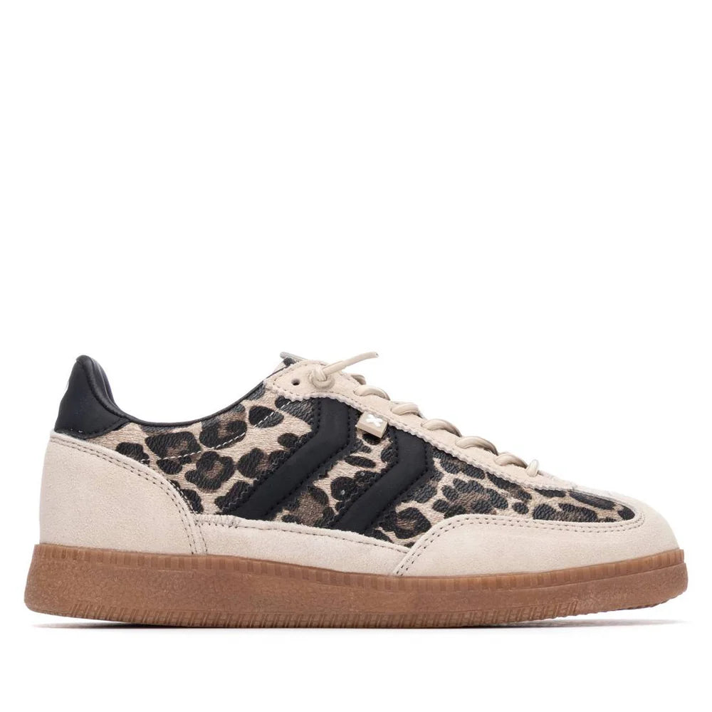 Xti Beige leopard Trainer 144159