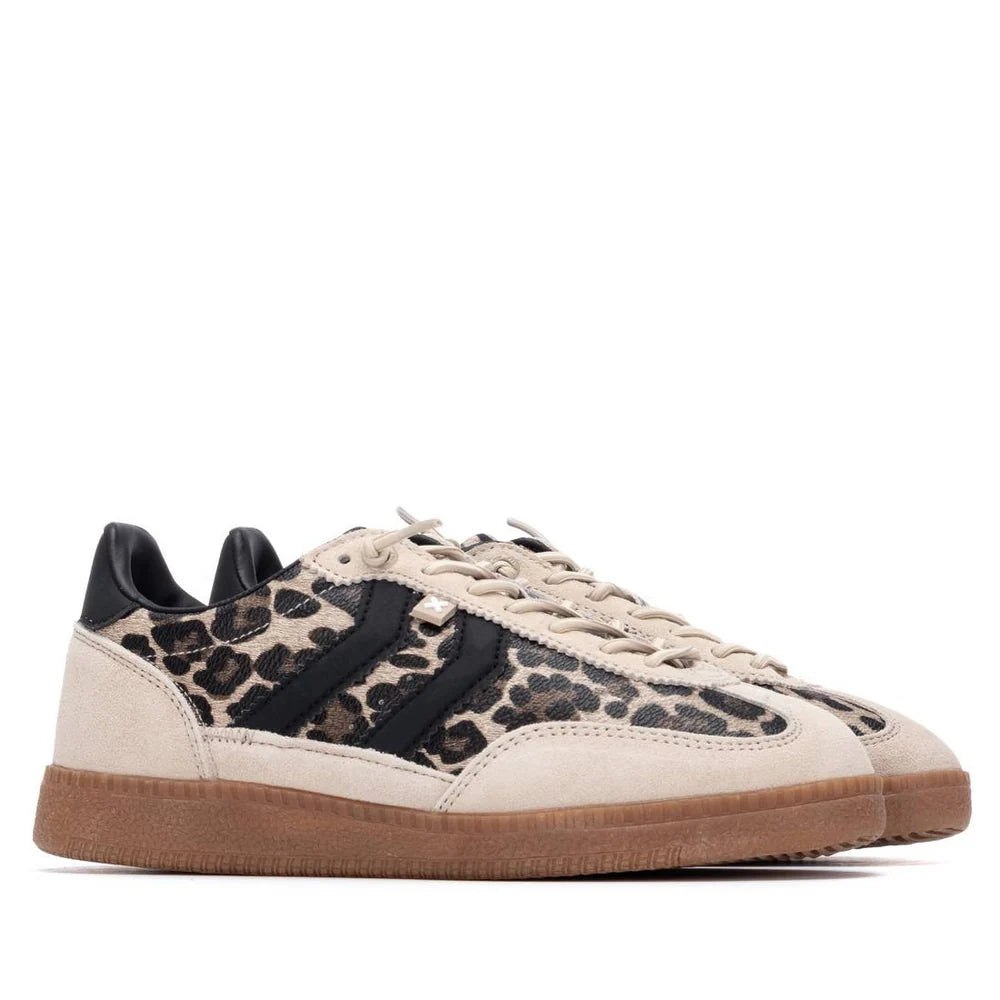 Xti Beige leopard Trainer 144159