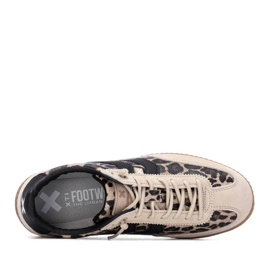 Xti Beige leopard Trainer 144159