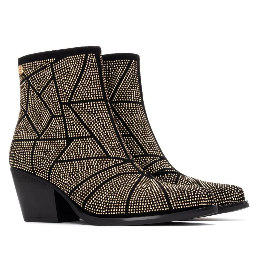 Xti Gold Studded Boot 144670
