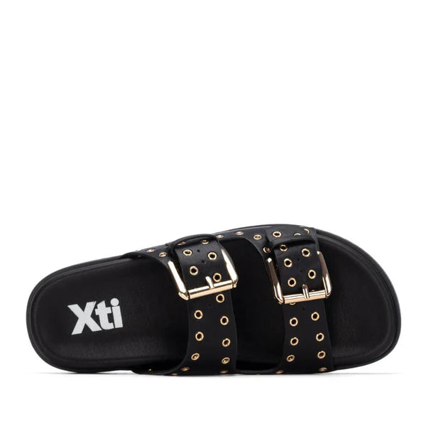 Xti Black Sandal 145083