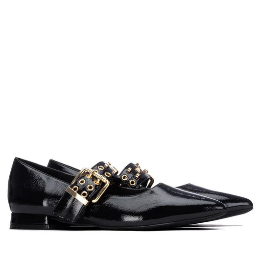 Xti Black Patent Shoe 146418