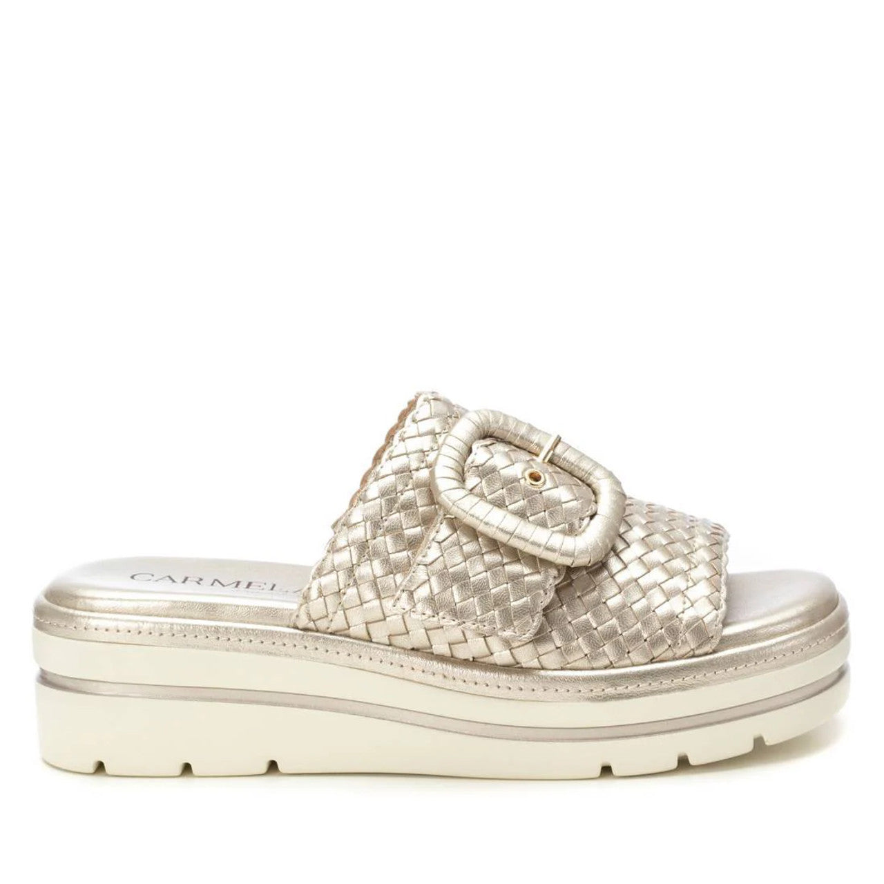 Carmela 162251 Gold Mule Sandal