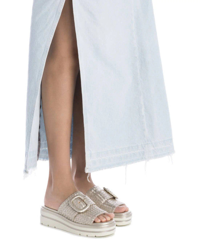 Carmela 162251 Gold Mule Sandal