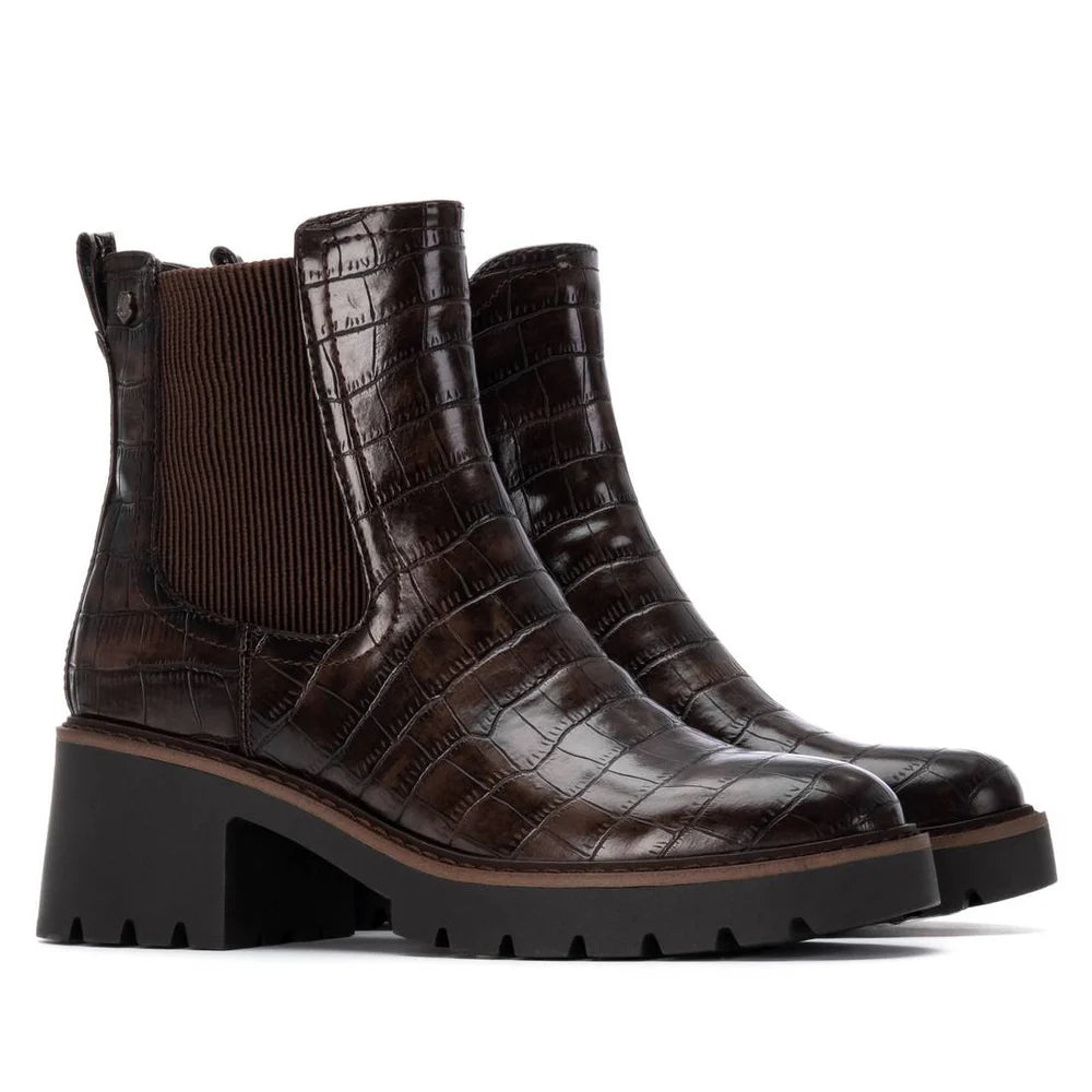 Carmela Brown Croc Boot 162563