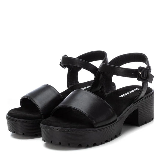 Refresh Black Sandal 172711