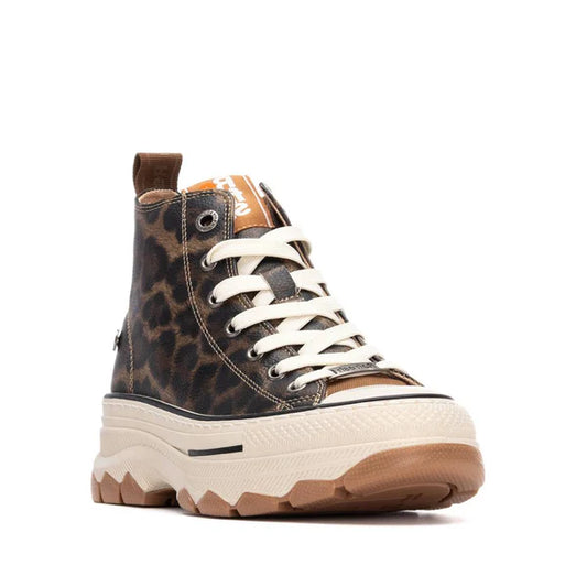 Refresh leopard high-top trainer 173078