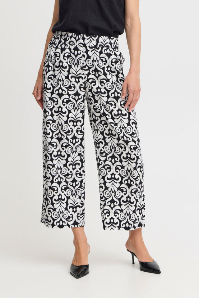 Byfalakka Crop Pants (Black Mix)