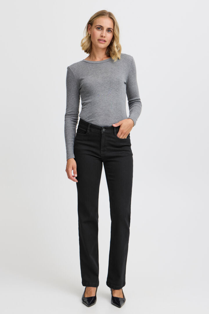 Frluxe Elli Slim Jean Black