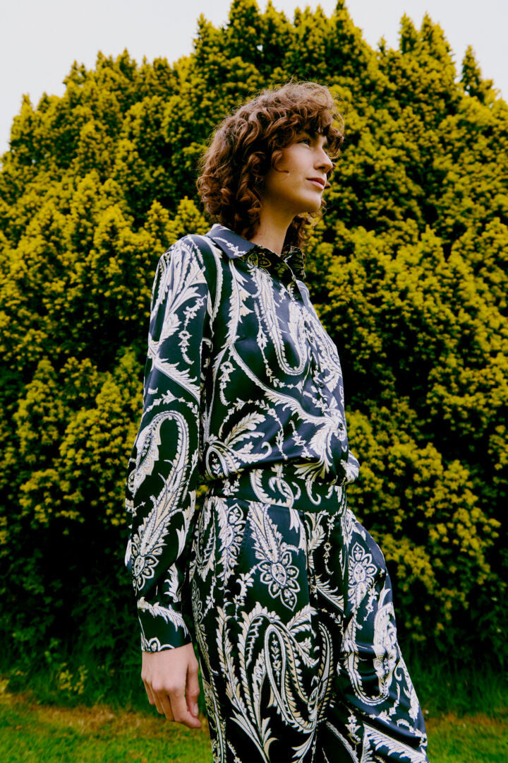 Byflair Shirt Black paisley