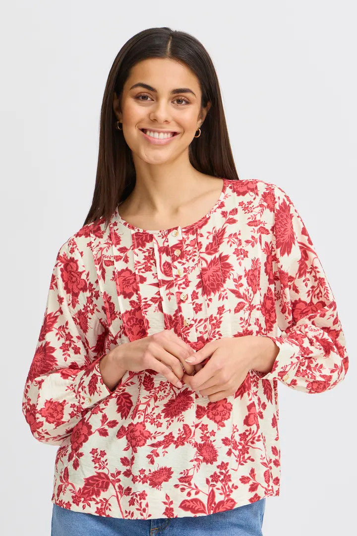 Frhita Blouse teaberry mix