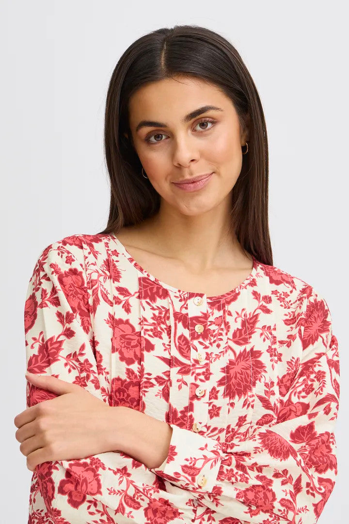 Frhita Blouse teaberry mix