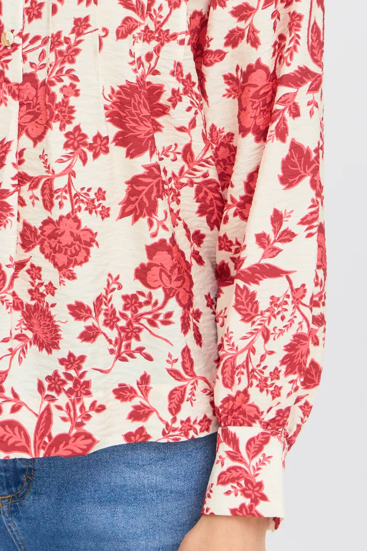 Frhita Blouse teaberry mix