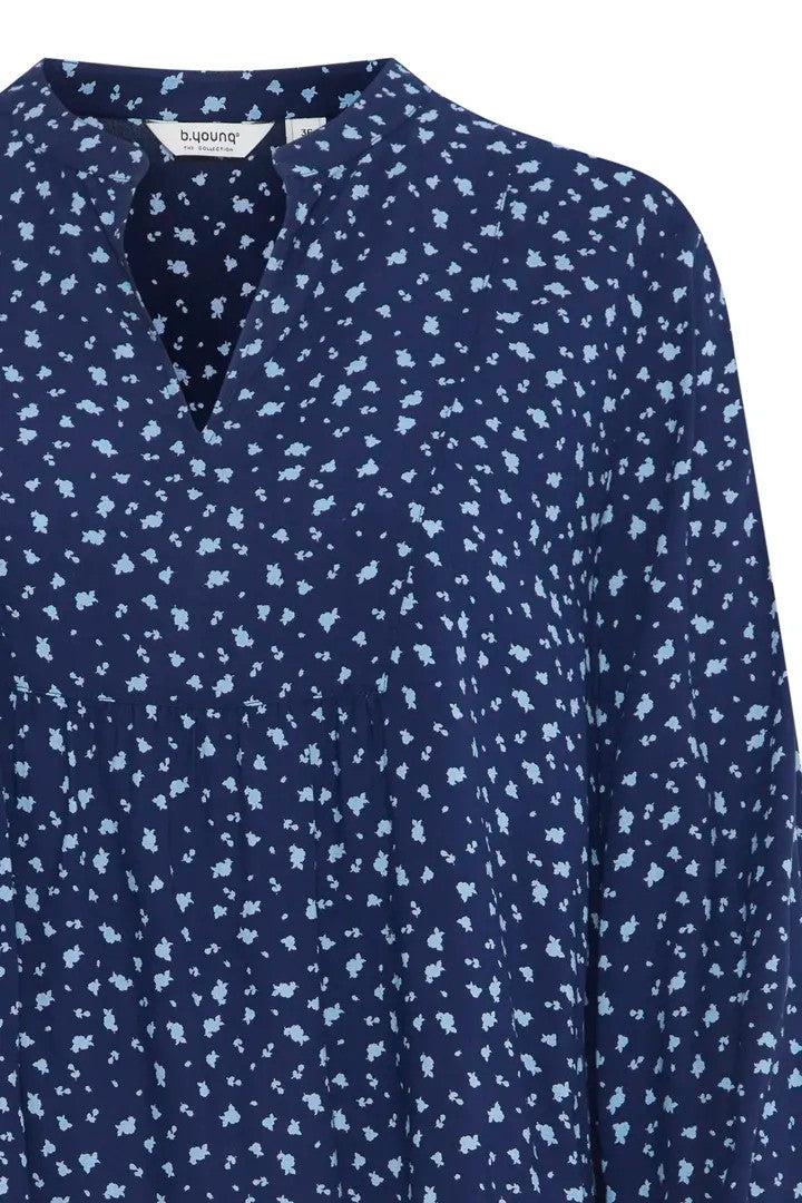 Byjosa Blouse (Blue Flower)