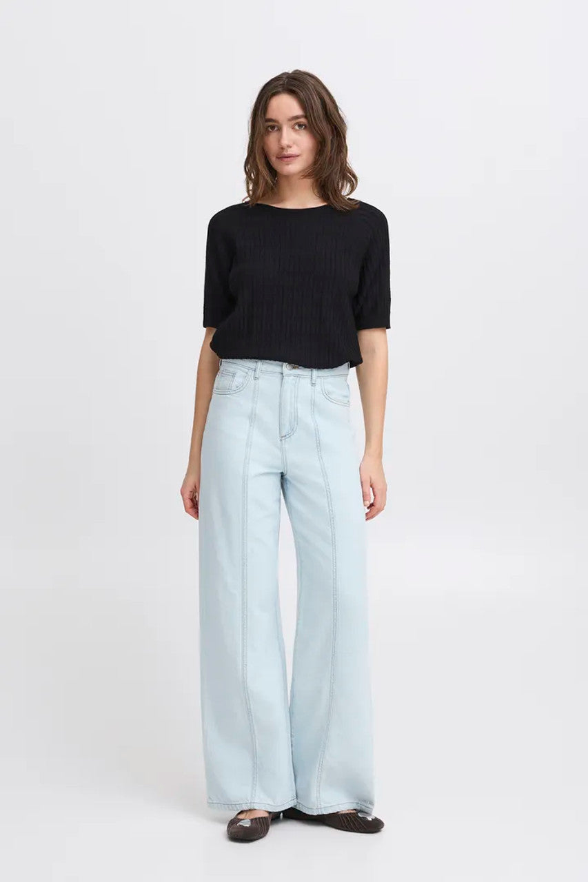 Byomanja Pointelle Jumper (Black)