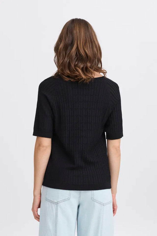 Byomanja Pointelle Jumper (Black)