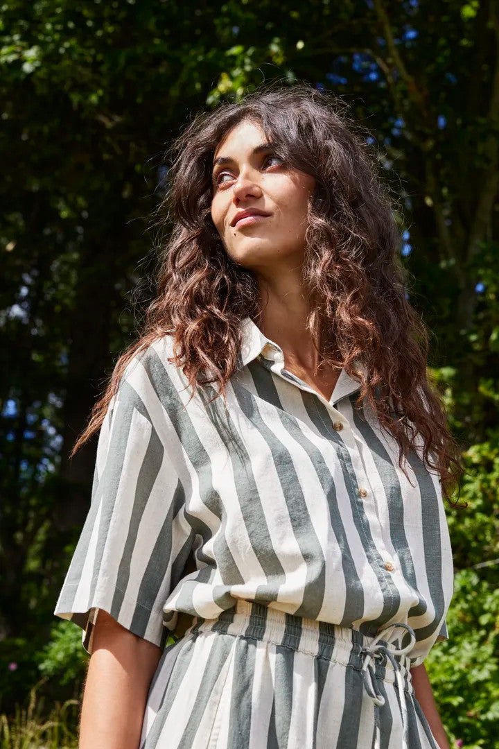 Frmaddie Shirt agave green mix