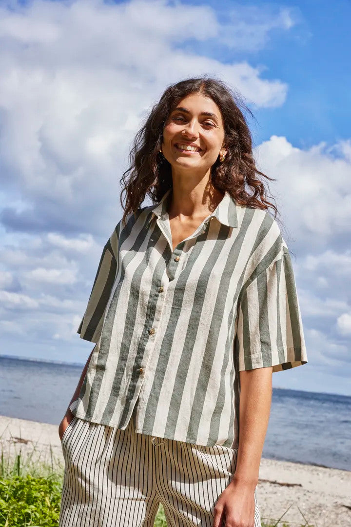 Frmaddie Shirt agave green mix