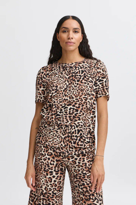 Bymmjoella blouse birch leopard