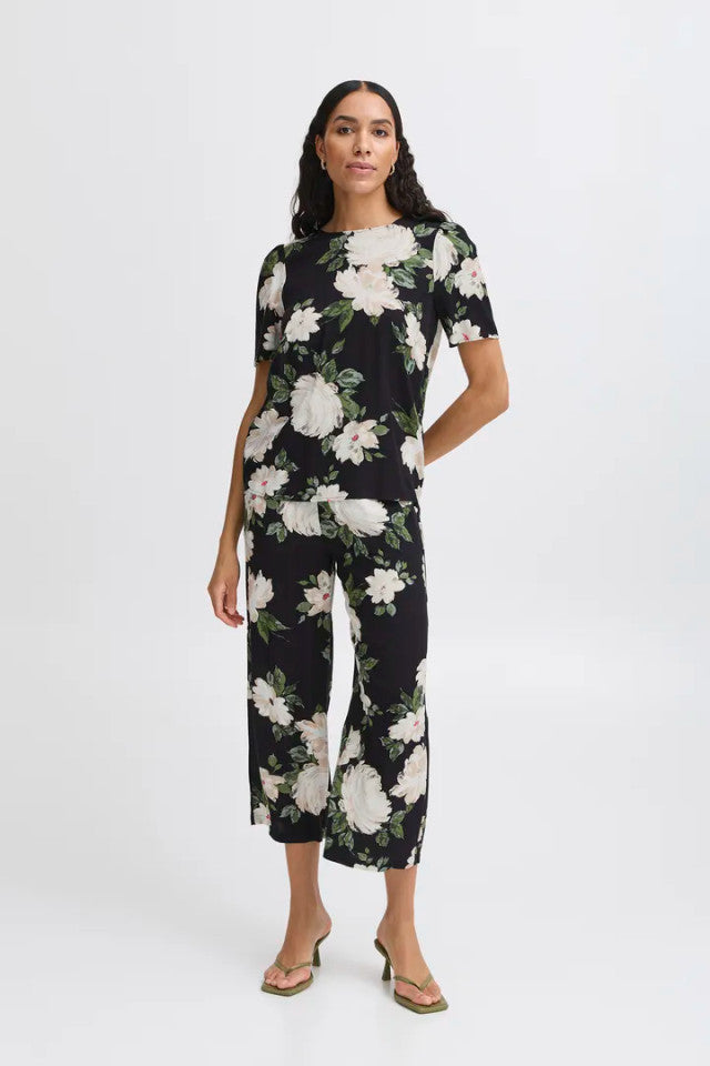 Bymmjoella blouse black roses
