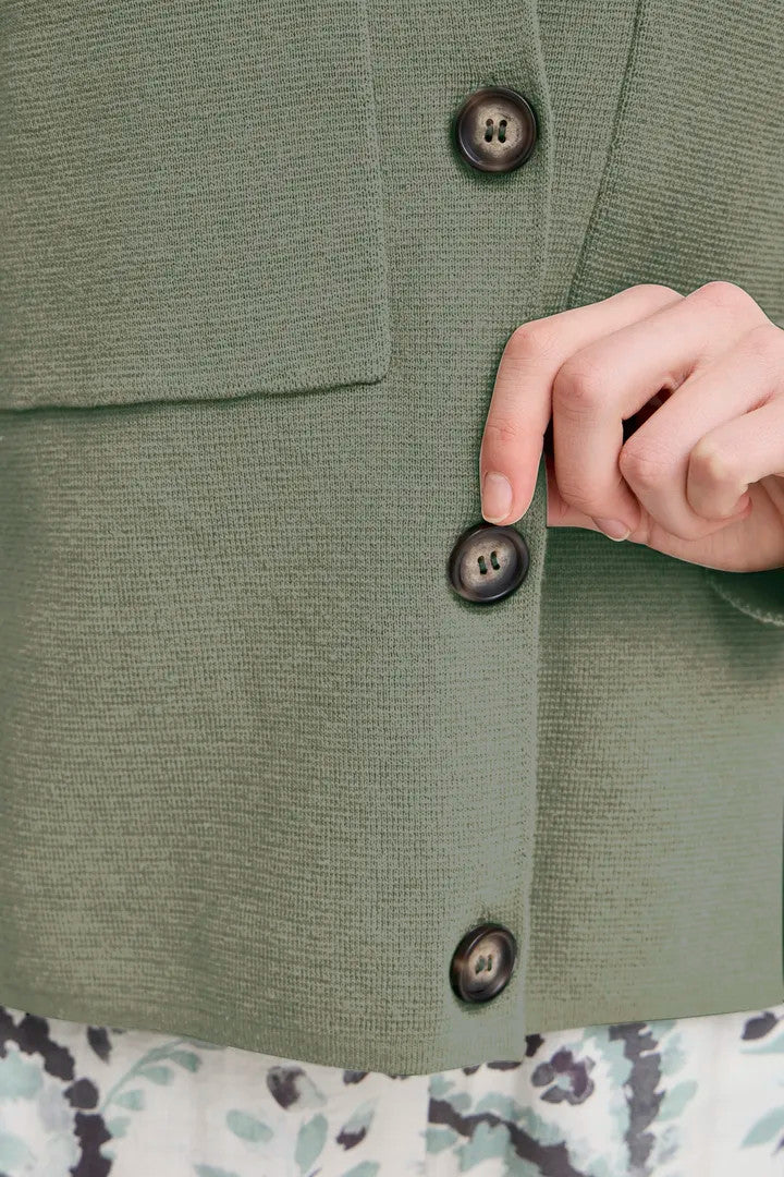 Frita Cardigan (Agave Green)