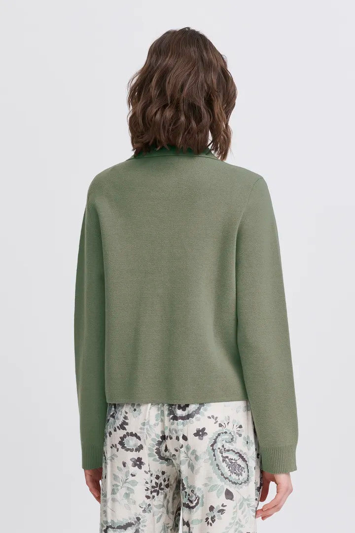 Frita Cardigan (Agave Green)