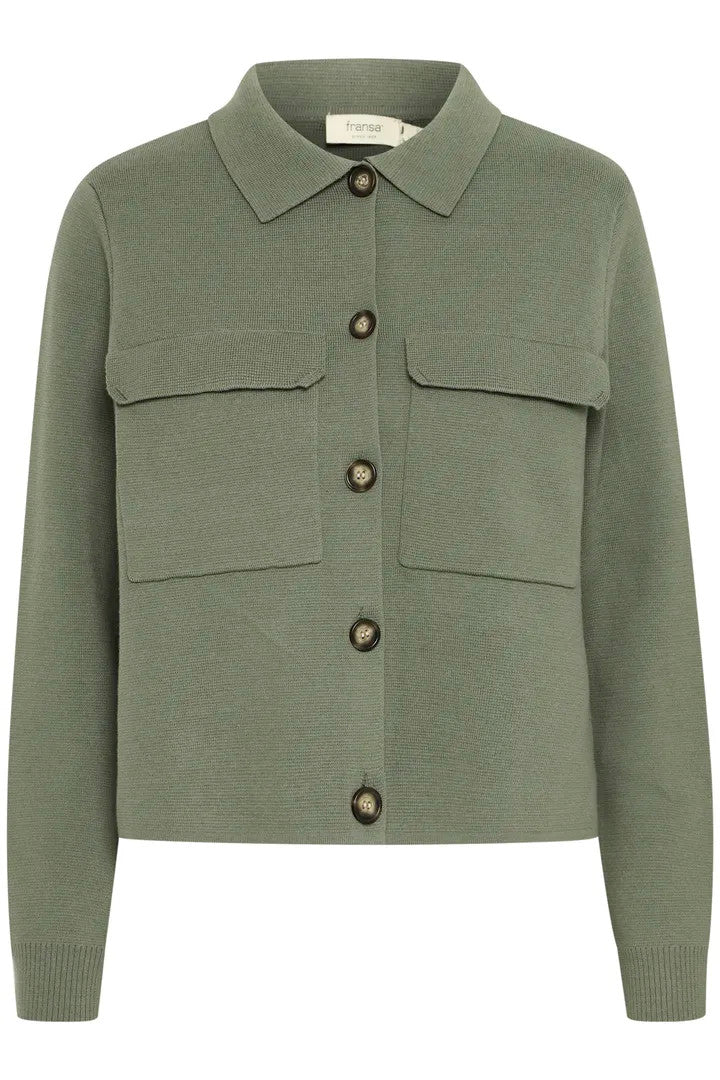 Frita Cardigan (Agave Green)