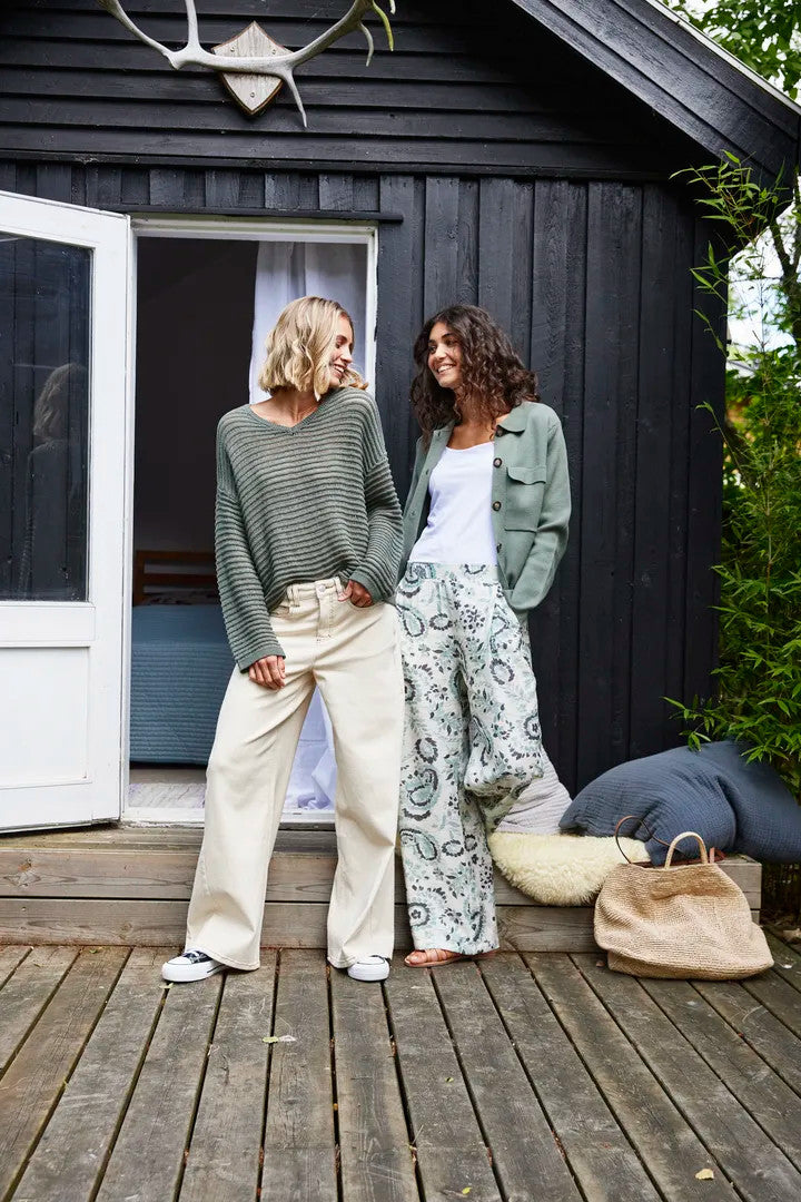 Frita Cardigan (Agave Green)