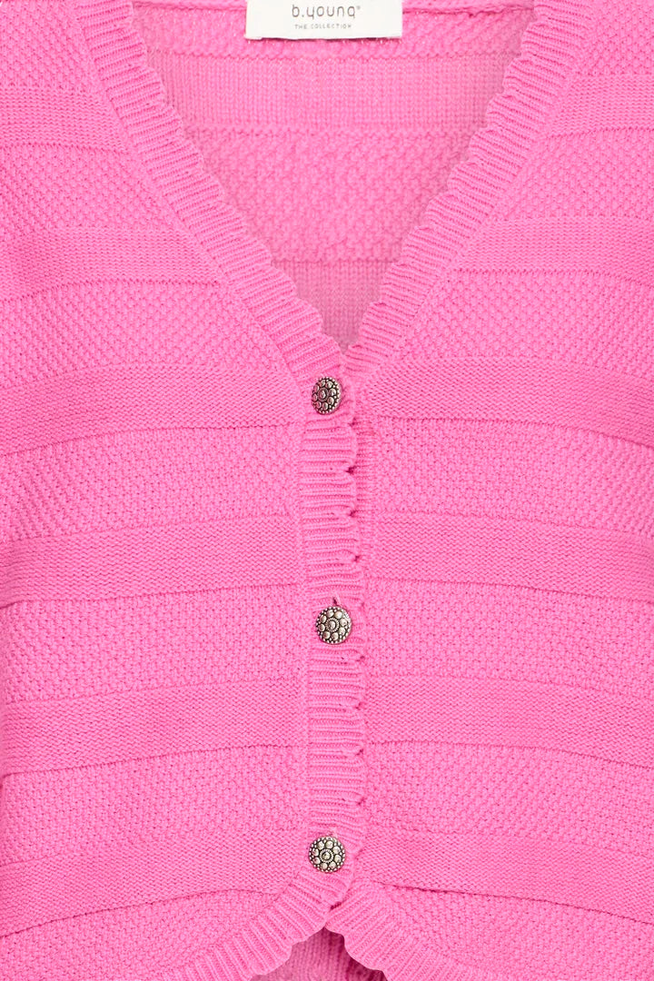 Bymikala Short Cardigan (Phiox Pink)