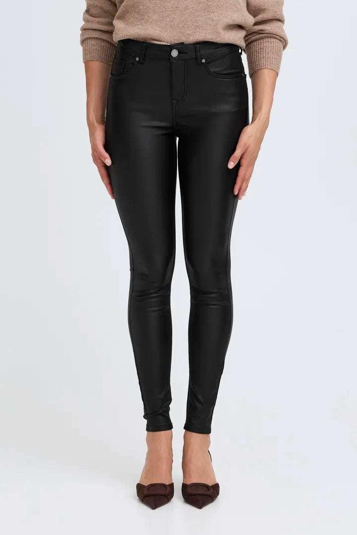 Bykiko Slim Leather Pants