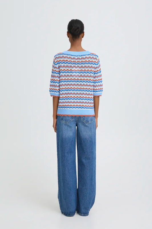 BYNERO POINTELLE CARDIGAN