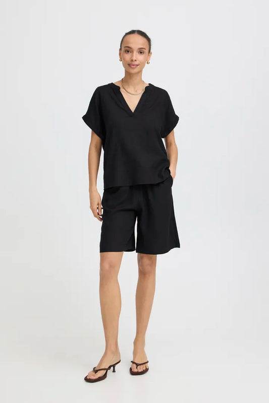 Byfalakka V Blouse (Black)