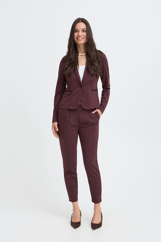 Rizetta Crop Pants (Fudge)