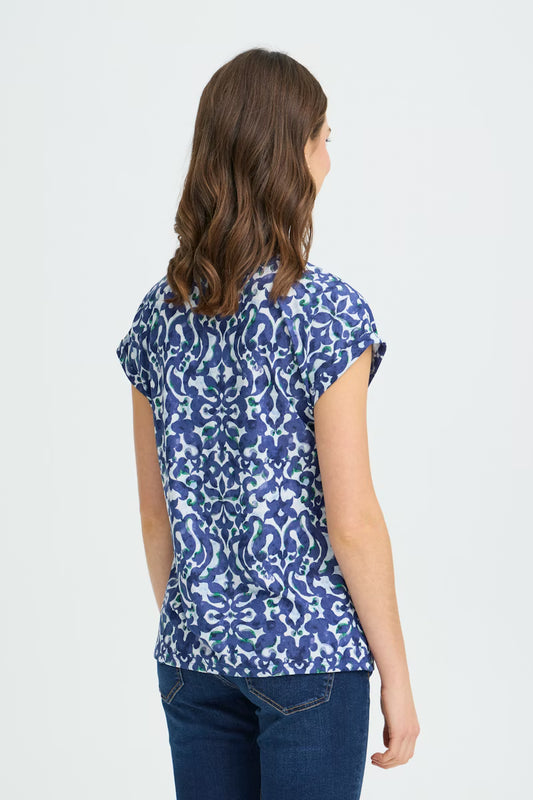 Frseen Tee (Navy/Green)