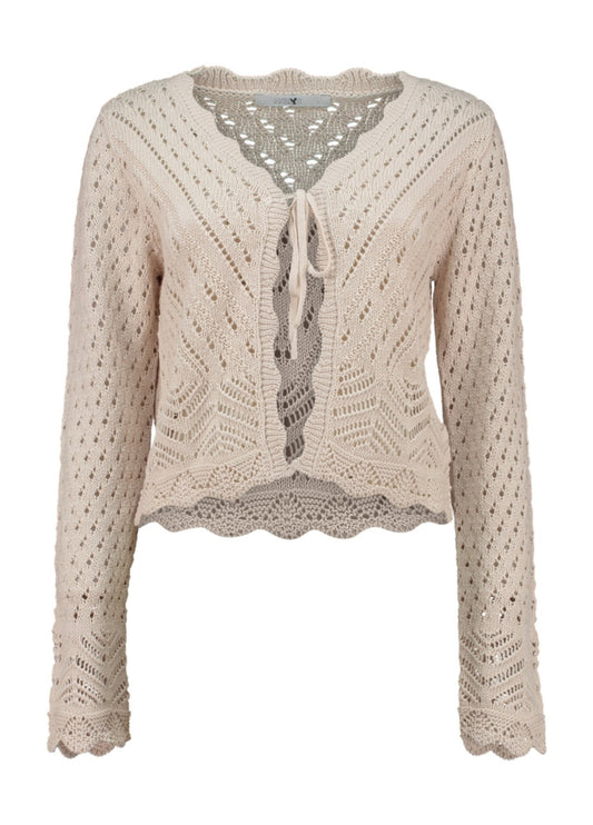 Fi44ora Beige Cardigan