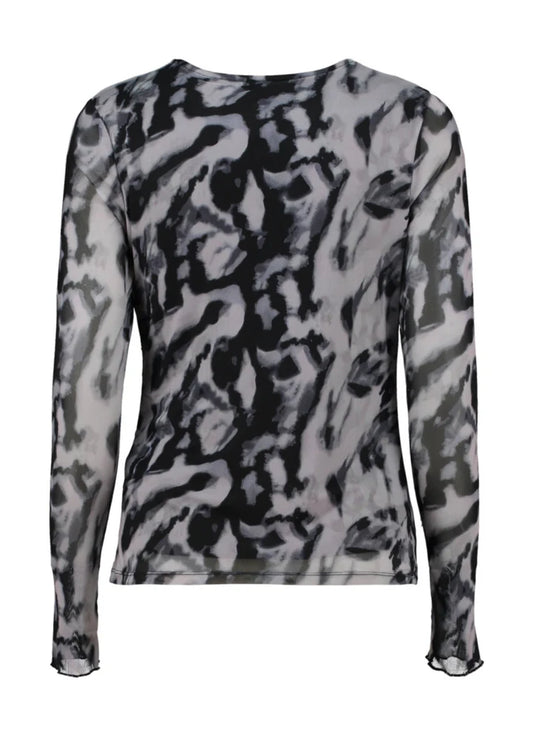 Ju44liana Mesh Stretch Top