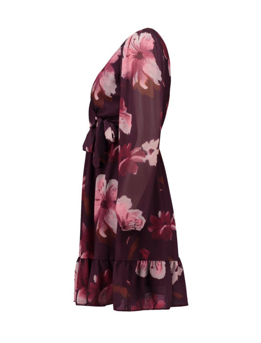 SH P DR Ro44mina - 8634 burgundy flowers