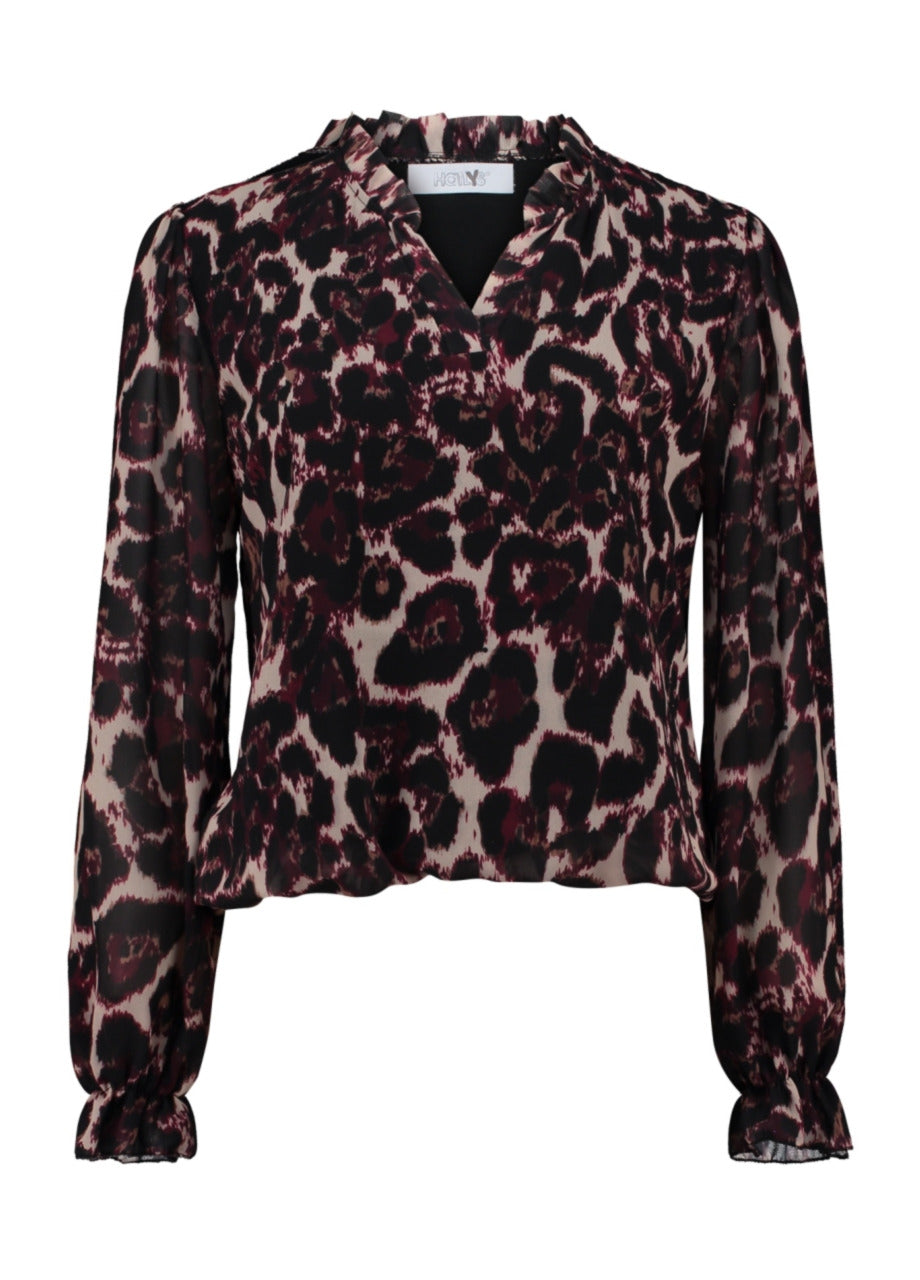 SH P DR Ro44mina - 8634 burgundy flowers