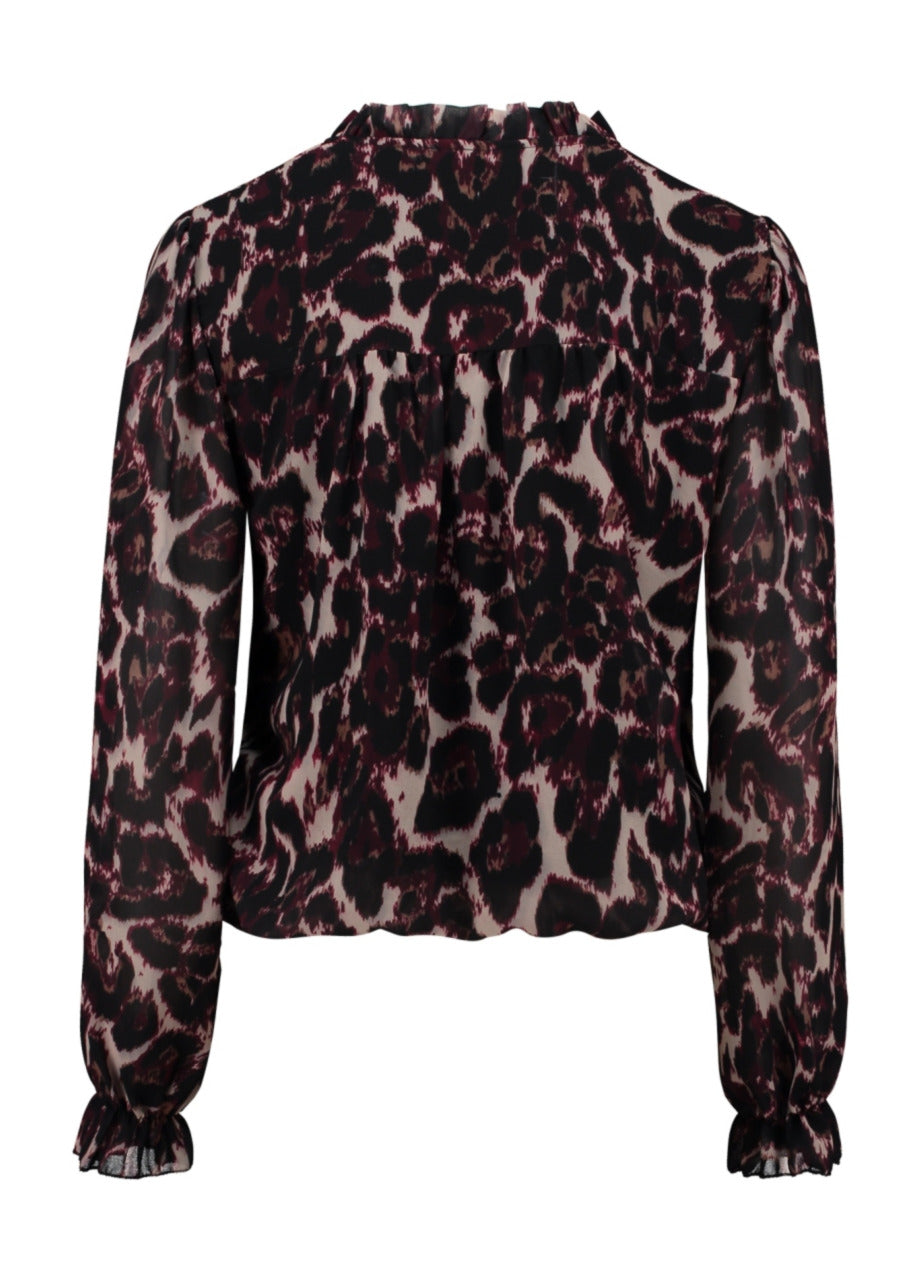 SH P DR Ro44mina - 8634 burgundy flowers