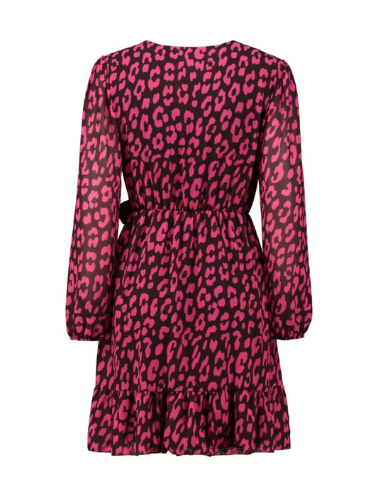 Ro44mina Dress (Cocoa pink leo)