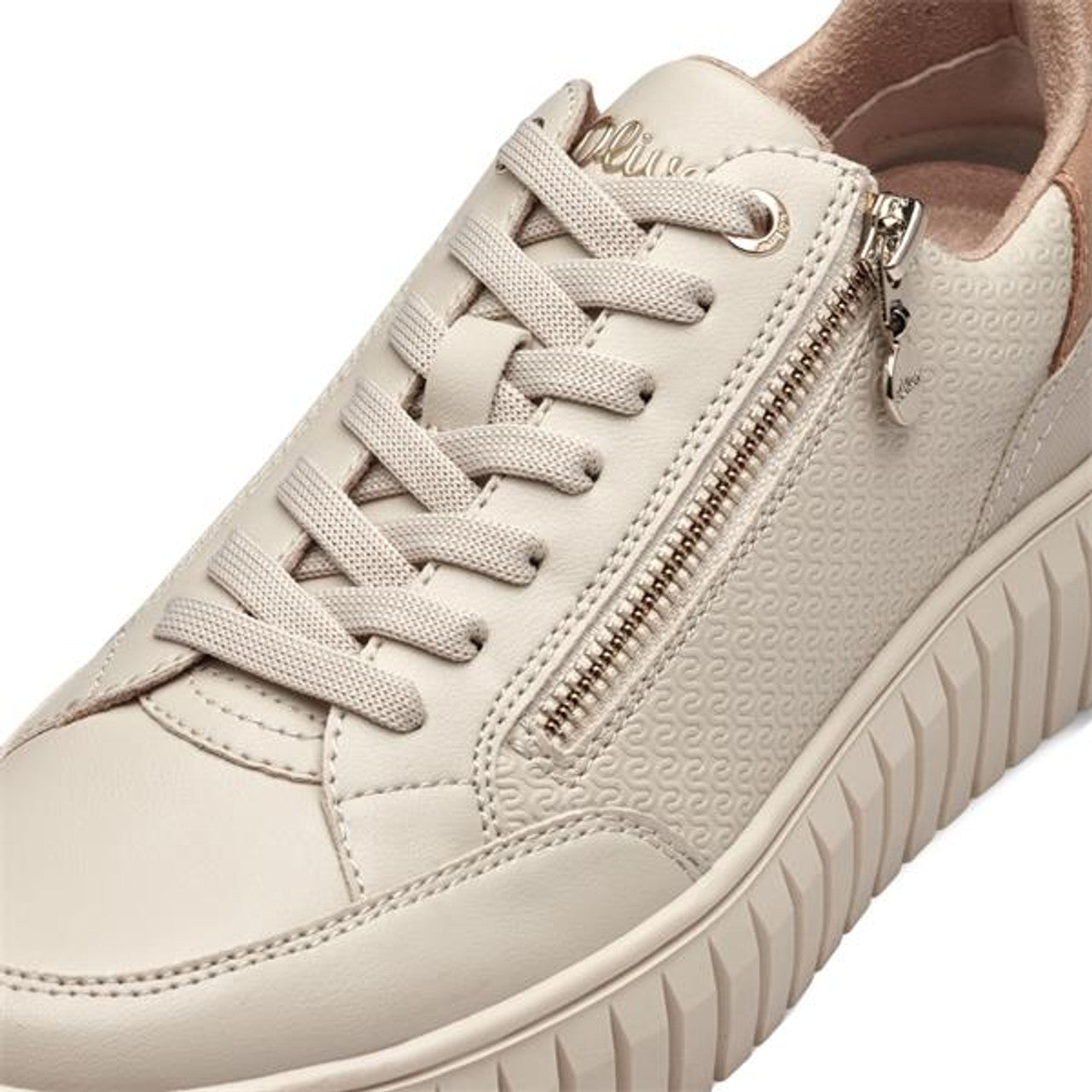 S.oliver 5-23606 cream trainer