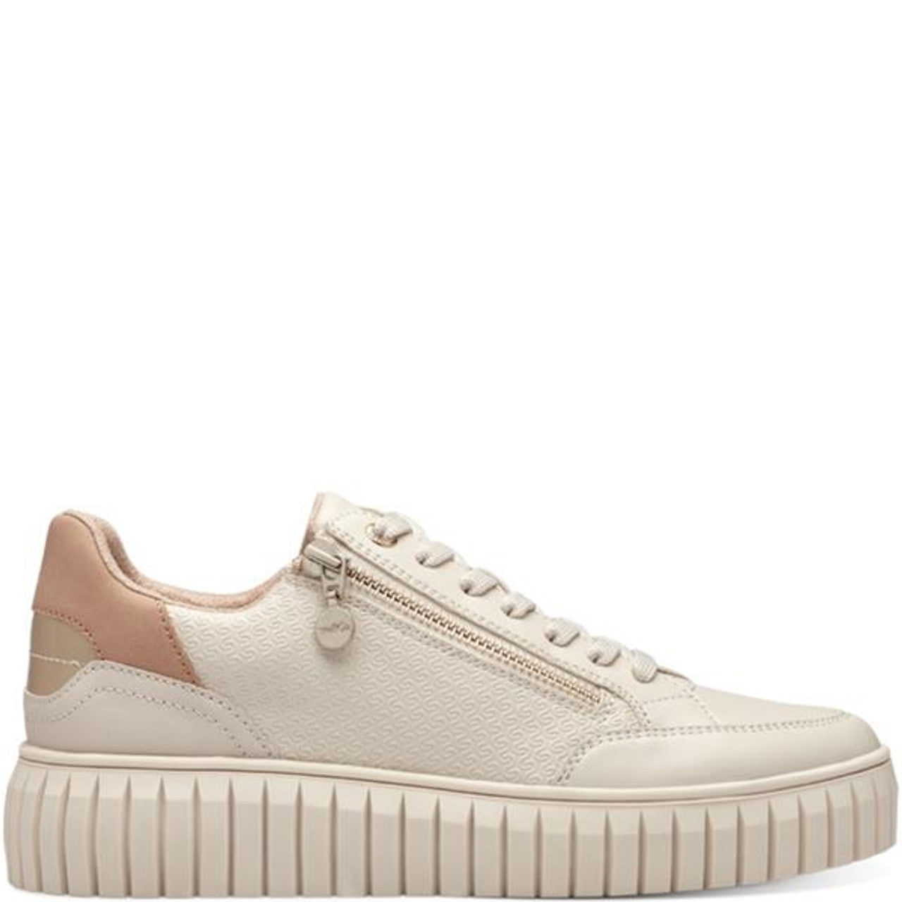 S.oliver 5-23606 cream trainer