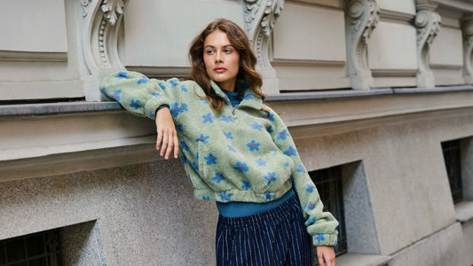 24Colours Green Half Zip