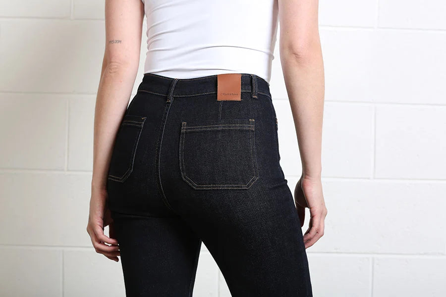Rant & Rave Abigail Wide Leg Jean Raw Wash
