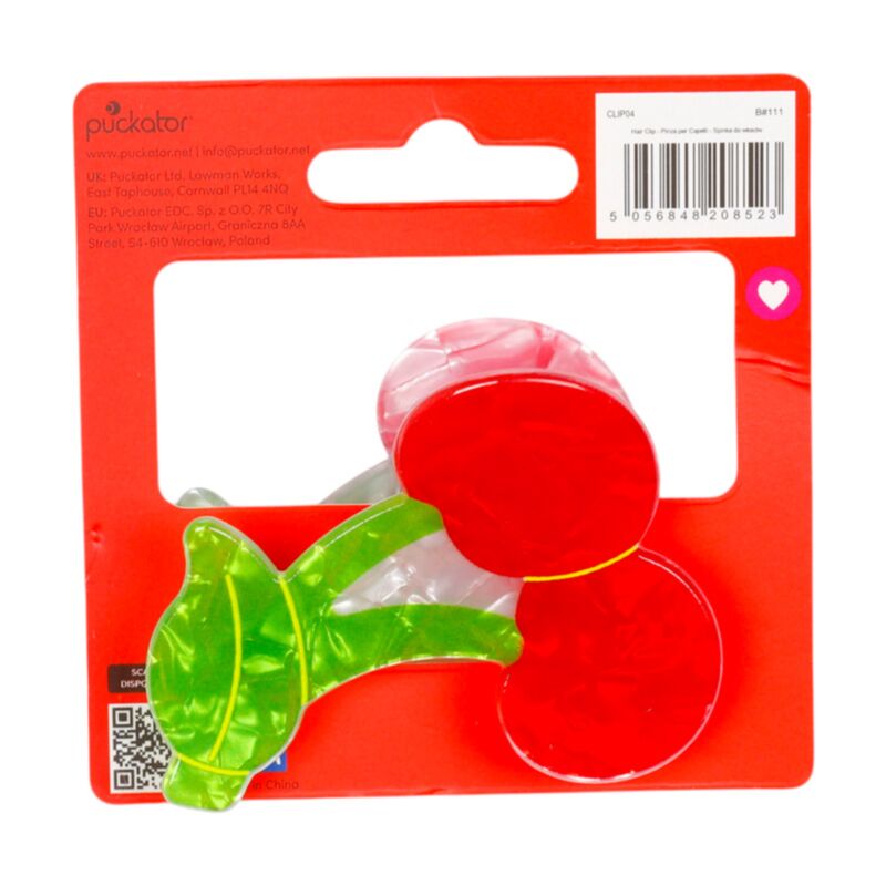 Cherry Hair Claw Clip