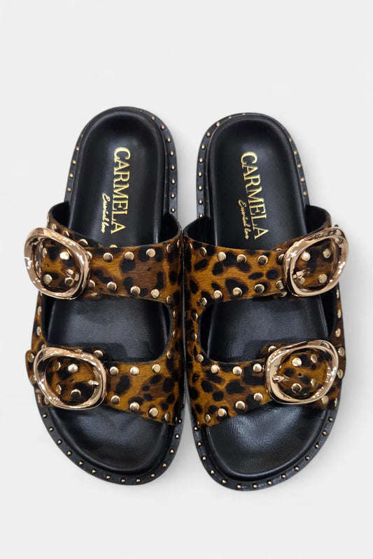 Carmela 163056 leopard sandal