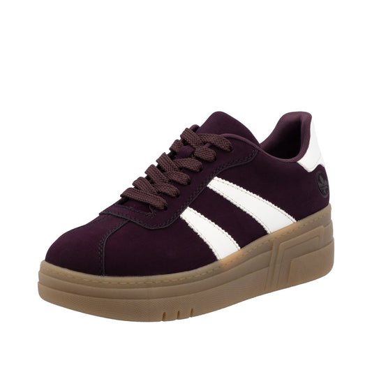 Rieker Burgundy Trainer M7601-30